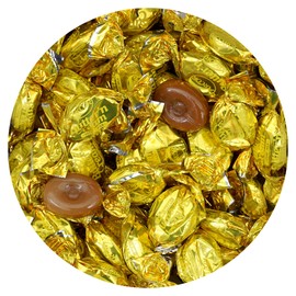 Butter 'n' Cream Toffee Candy, 1 Pound Bulk Candy (Approx. 75 pcs.), Butter Cream Toffee Candy, Old Fashion Hard Candies Individually Wrapped