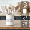 Barnyard Designs Ceramic Farmhouse Kitchen Utensil Holder for Countertop, Decorative