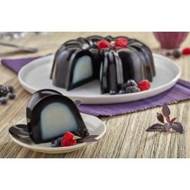 D'Gari Gelatina en polvo Negra Frutos Rojos, 120 gramos