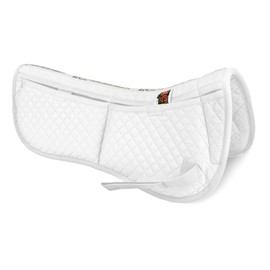 ECP Equine Comfort Products Correction Half Saddle Pad with Adjustable Memory Foam