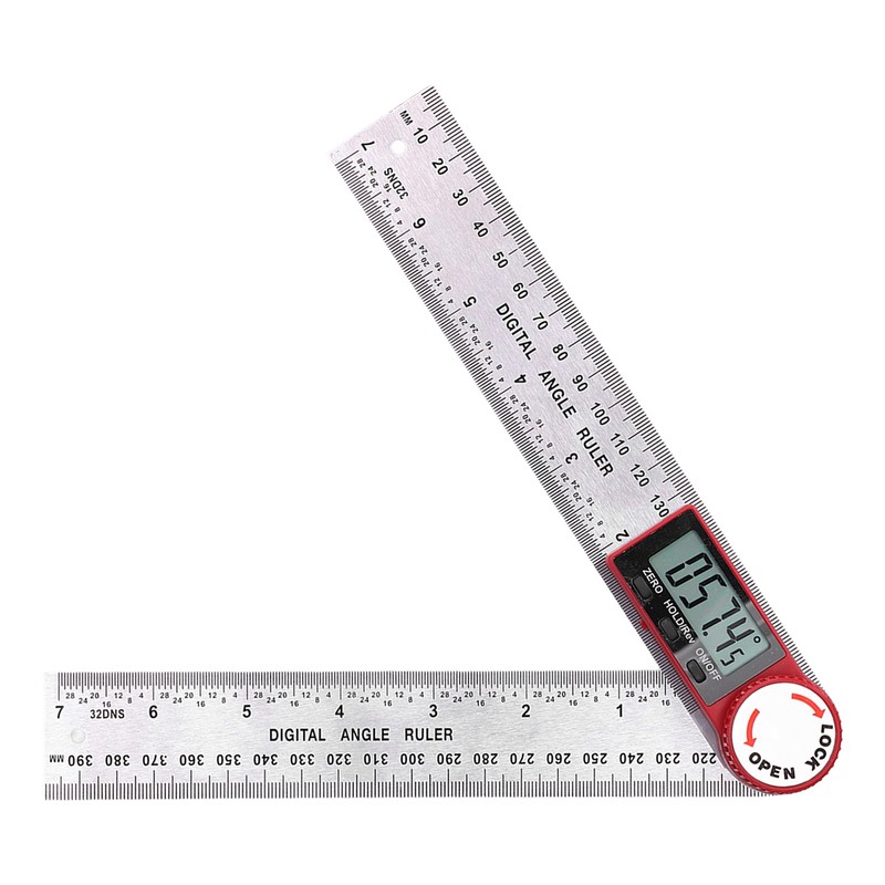 Angle Finder 360° Digital Display Durable Stainless Steel Portable Electronic