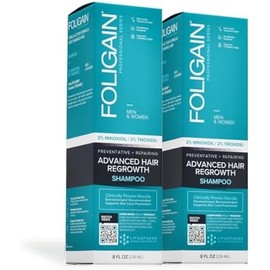 FOLIGAIN pack 2 Shampoo Advance con biotina 236ml CU