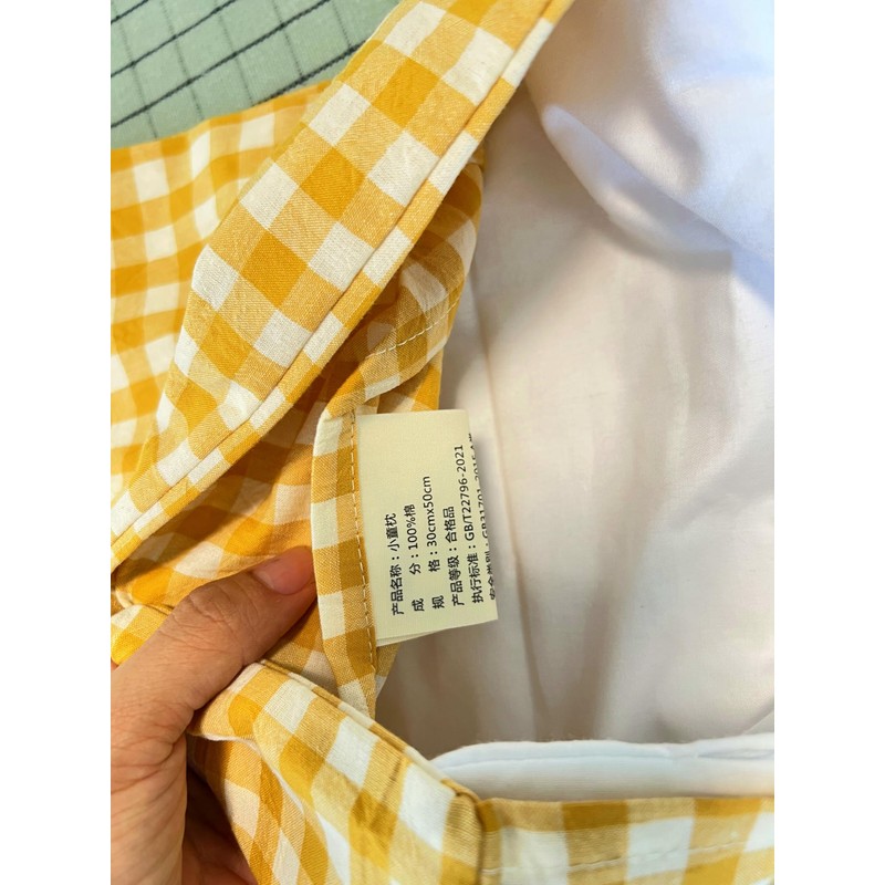 そば殻ピローケース、そば殻の枕カバー 枕用中袋 中袋 ミドルバッグ（詰め物なし）100％綿 中袋は二重の布地で、三重のファスナーです、詰め物の漏れを防ぐダブルジッパー 30*50cm