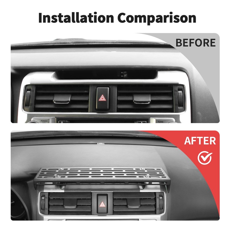 JWWY for 4runner Center Console Extension Holder Mount Dashboard Mounting