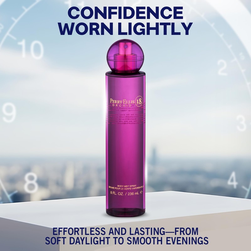 Perry Ellis 18 Orchid Body Spray for Women - Floral