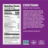 Milton's Gluten Free Crackers, Everything - Everything Bagel Inspired, Non-GMO
