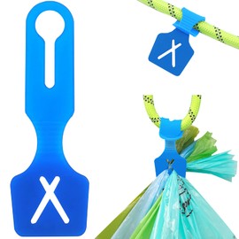 Dog Poop Carrier for Leash Rope Silicon Doggie Poo Carrier for Lead (Jelly Blue, 1 Count)