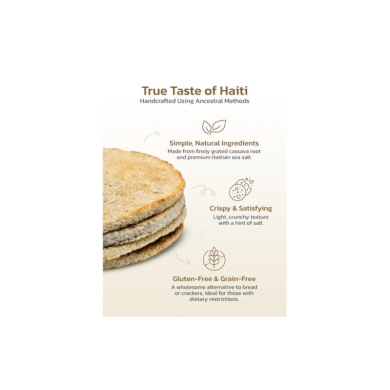 Cassava Salt - 100% Ayisyen - Direct From Haiti