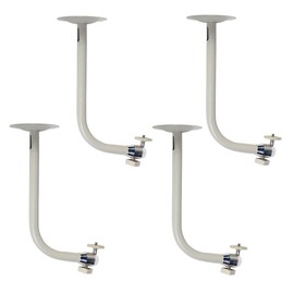 VideoSecu 4 Pack Security Camera Wall Ceiling Mount Brackets Tilt Swivel Stand for Some Mini Projector, CCTV DVR Camera, Home Surveillance System with 1/4" 20 thread WUM