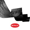 Beistle 2 Piece Black Metallic Plastic Fringed Ceiling Curtains 16’,