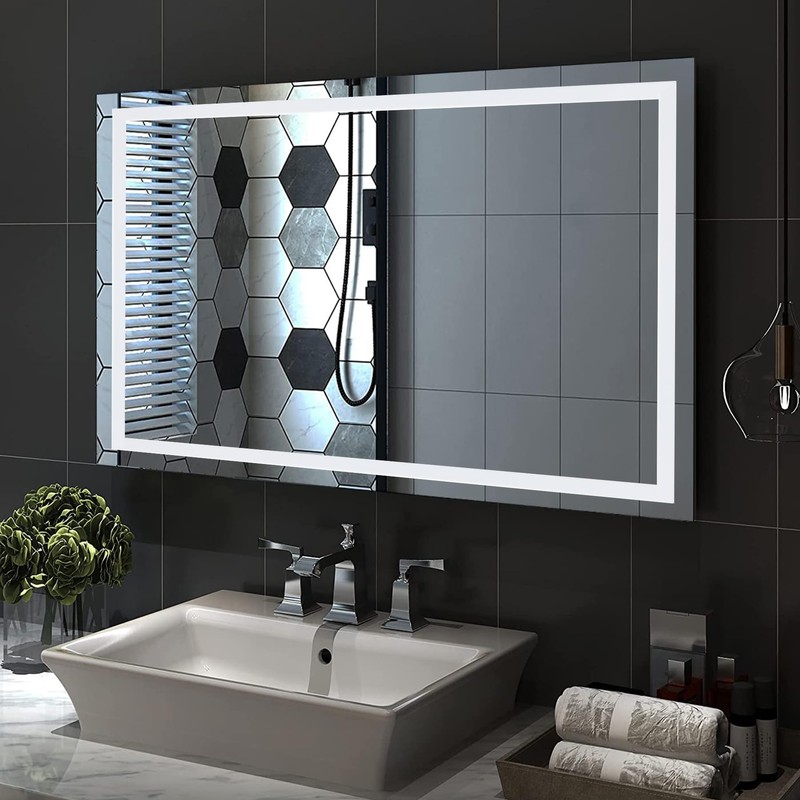 Matte White Molding Trim Peel and Stick, Flexible Mirror Border