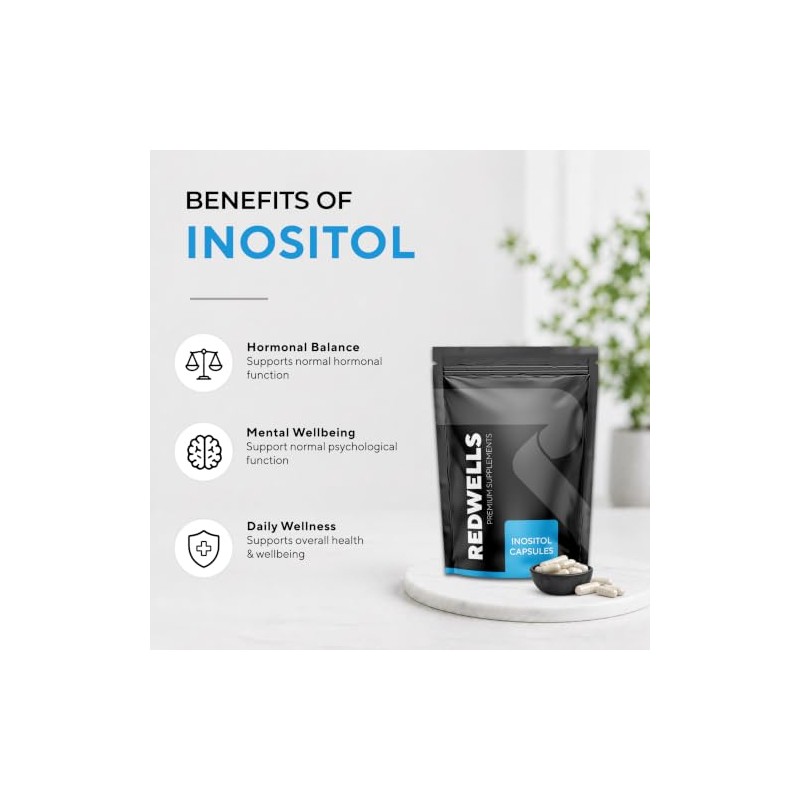 Myo Inositol 500 mg | 60 Capsules | No Fillers