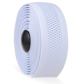 SPG5-WH Bicycle Bar Tape Drop Handlebar Tape Road Bike End Plug EVA Left and Right Set White