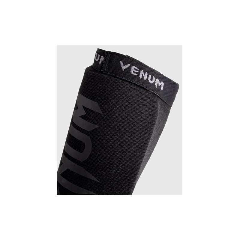 Venum, Kontact Shin Guards Without Foot, Men's, L, Black/Black