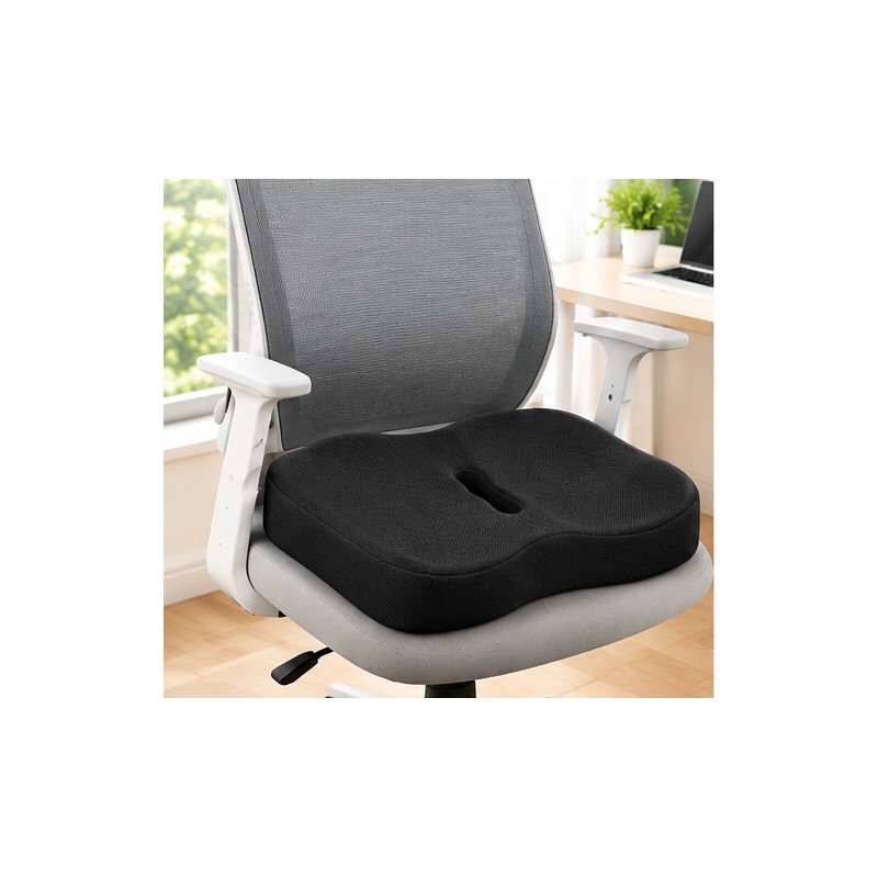 Ergonomic Memory Foam Seat Cushion for Office and Car –