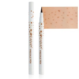Freckle Pen, Freckle Makeup Pen Waterproof Long-Lasting Soft Spot Pen For Natural Like-real Makeup, Natural Freckle Pen Easy Makeup Tool For a Natural Sun-kissed Makeup, 1PC Light Brown