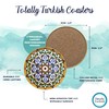 Totally Turkish – Patterned Drink Coasters Set of 6 –