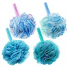 Shower Puff Loofah, 4 Pcs Extra Large Bath Sponge with