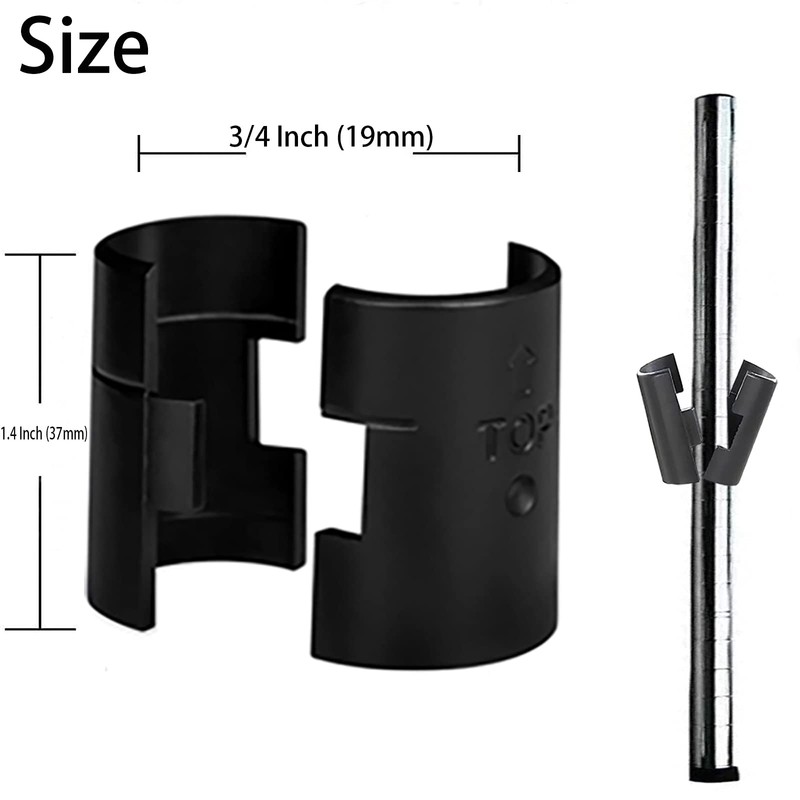 Wire Shelf Clips for 3/4" Post, WMDXF Wire Shelving Shelf