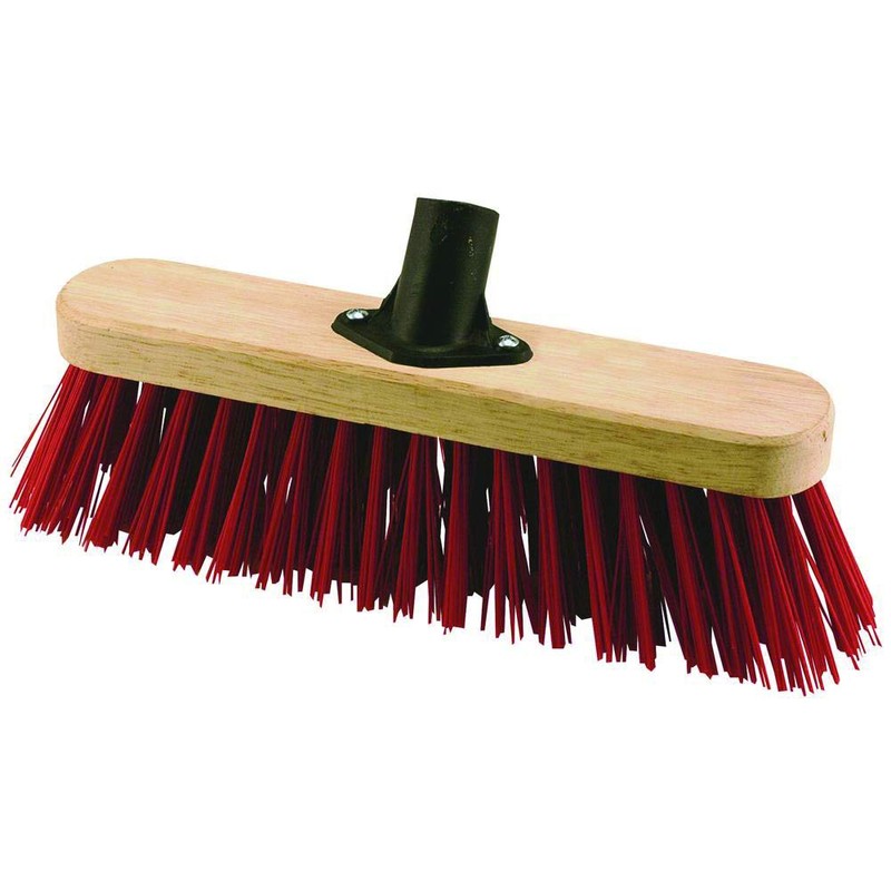 Elliott 29 cm Red PVC Fibre Broom Head with Stiff
