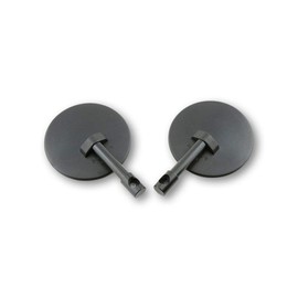 Shin Yo Spiegel f.Lenkerende, rund, schwarz, Paar, E-gepr.