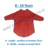 Childrens Kids Waterproof Play Apron - Age 8-10 Years -