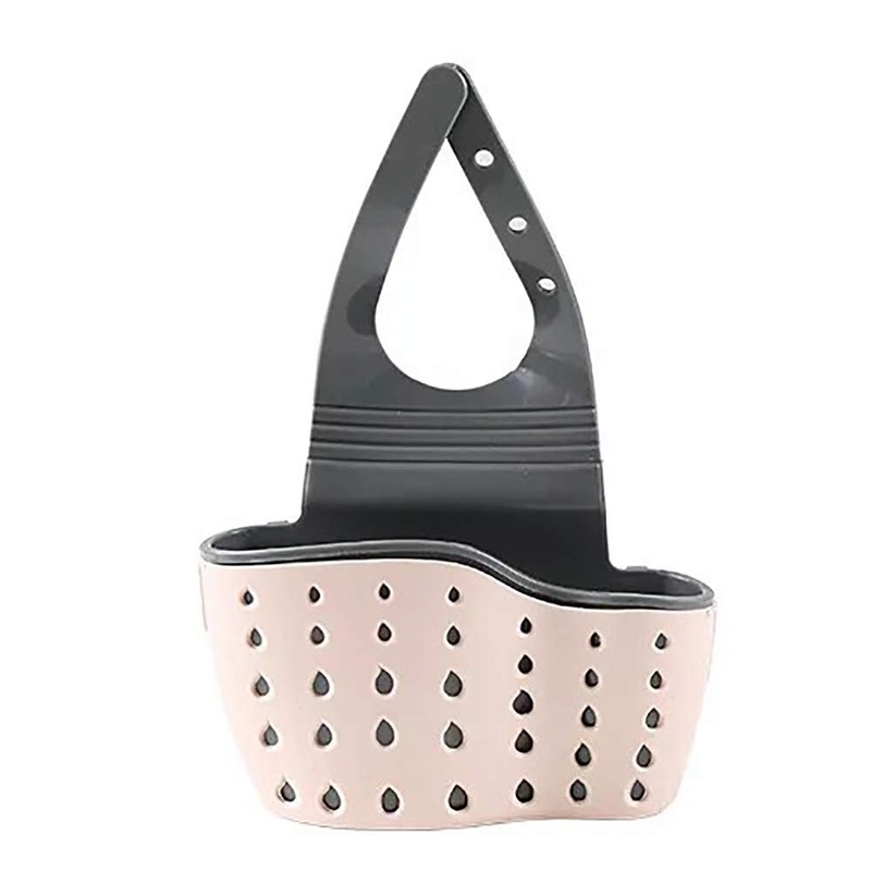 Sink Sponge Holder Kitchen Adjustable Organizer Sink Caddy Drain Basket