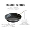 Nordic Ware Basalt Aluminum Saute Skillet, 12-Inch, Ceramic Coating