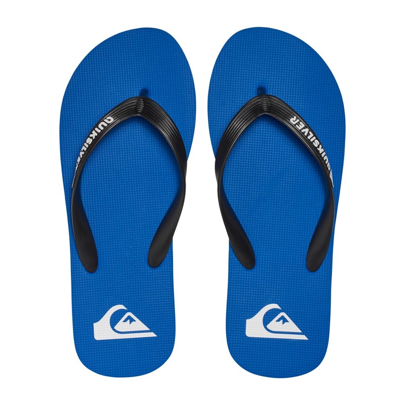 Quiksilver Men's Molokai Sandal, Black/Blue/Black, 44