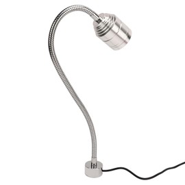 Luz de Trabajo LED 900lm con Cuello de Cisne Flexible y Base Magnética Lámpara LED de Máquina Herramienta de Alto Brillo para Máquina Perforadora de Torno CNC