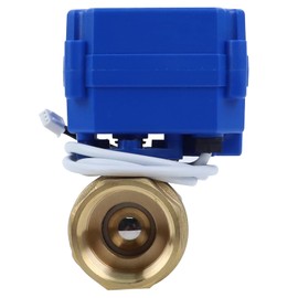 E-SDS Washing Machine Leak Detector with Automatic Water Shut-Off and Sensors and Sounds Alarm for Pipes 1" NPT, Water Leak Detector with Shutoff Valve for Laundry,Water Heaters More