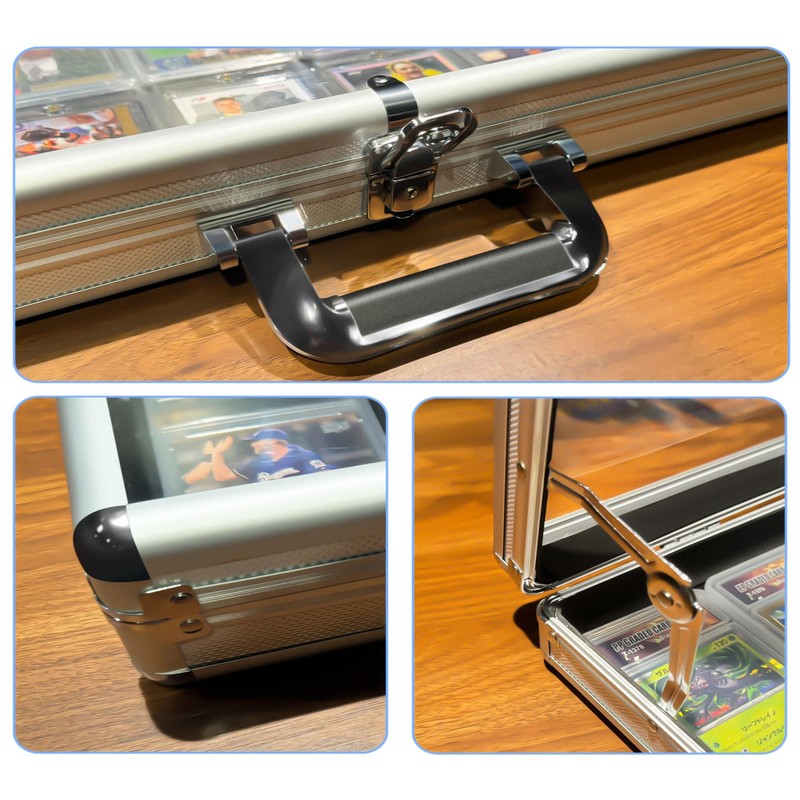 Notwoe® 16"x12" Card Display Case,Table Top Baseball Card Display Case
