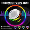 EMPERSTAR Floating Speaker for Pool with Colorful Lights, IPX7 Waterproof