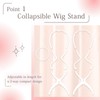 LINEASTORIA Wig Stand - Compact and easy to carry -