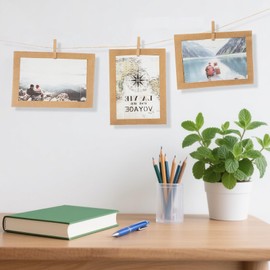 50Pcs 2.9 inch Wooden LargeClothes Pins,Wooden Clothespins Photo Clips Photo Pins for Craft Pictures Classroom DIY