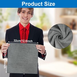 AYESY Mikrofaser-Reinigungstuch, 12 Stück Putzlappen Mikrofasertücher Hochsaugfähige Putztücher Set Multifunktionales Küchentuch Streifenfreie Wiederverwendbares Geschirrtuch Für Küche Glas (Grau)