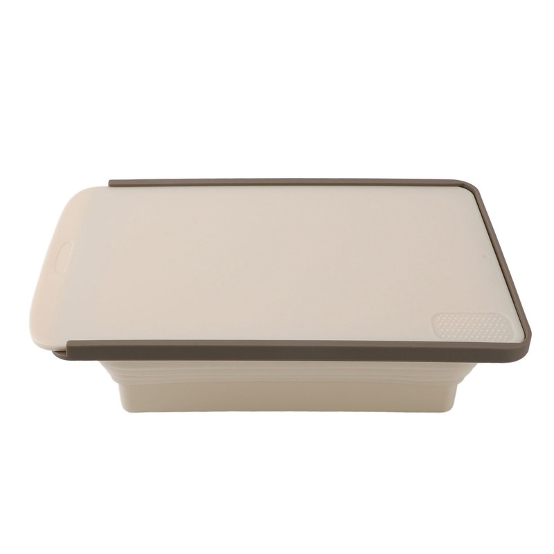 2 in 1 Foldable Cutting Board Dish Tub Multifunction Space