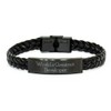 The World's Greatest Developer Interlaced Leather Bracelet Gift from Men
