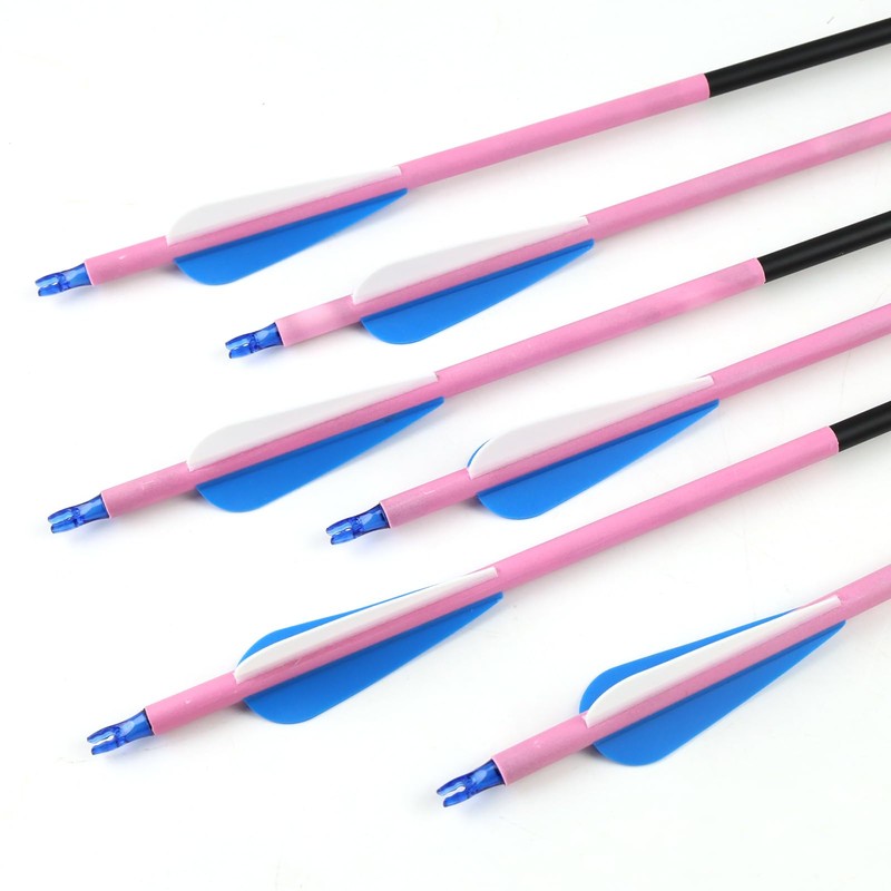 30 inch Carbon Arrow Practice Hunting Arrow, with Detachable tip,