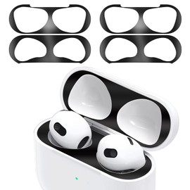 ANYOI Air Pods 4 Dust Guard (Set of 2, 0.02 mm, Ultra Thin), For Air Pods 4, Guard Cover, For 4th Generation, Guard Cover, Failure Prevention, Adsorption, Dust, Dustproof, Dustproof, Dust Prevention,