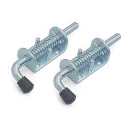Spring Pin Latch Lock Assembly for Utility Trailer Gate Heavy Duty Gate Latch Pin Barrel Bolt (135 * 12mm)