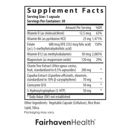 Fairhaven Health Suplemento Pms Mujeres Cápsulas