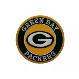 Unbranded Green Bay Packers Round 3" Patch Iron on