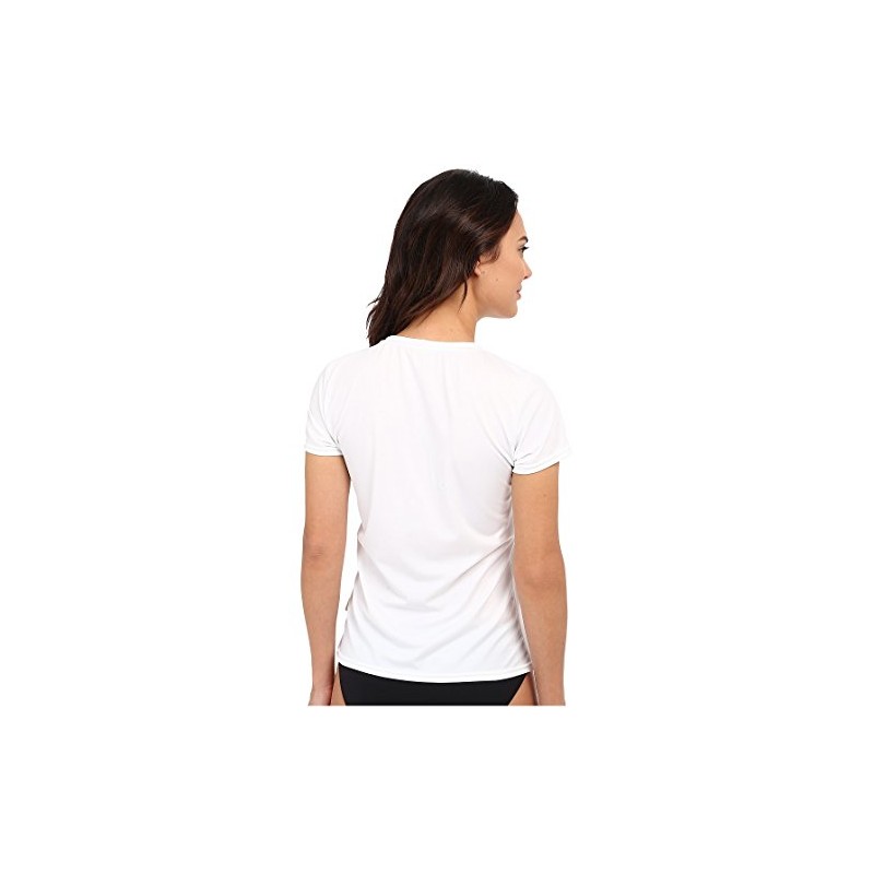 O'Neill Womens 2016 Graphic S/S Rashguard Wetsuit, White, X-Small