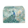 Xoenoiee Peacock Butterfly Peony Floral Print Toaster Covers Bread Maker