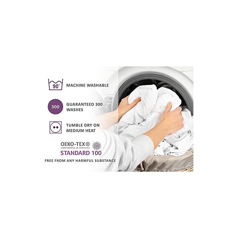 Lynmark Lynmark? Washable Bed Protector/Pad with Tucks - Double Bed