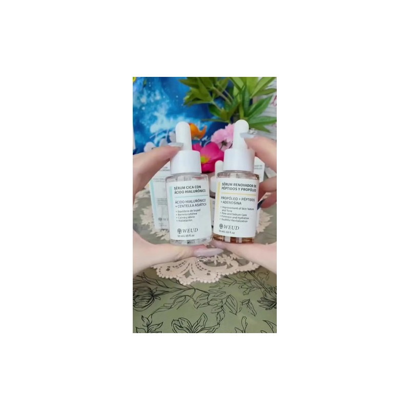 Sérum Facial Reafirmante Hidratante Péptidos Y Centella 2pzs