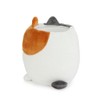 balvi Pencil Holder Fluffy Kitty Calico Colours White, Brown and