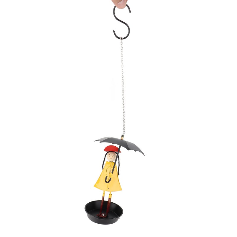Bird Feeder Decorative Resin Bird Feeder for Courtyard Garden Tree