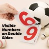 [GOGO] 1 Digit Scoreboard Set of 2 Waterproof Double Sided